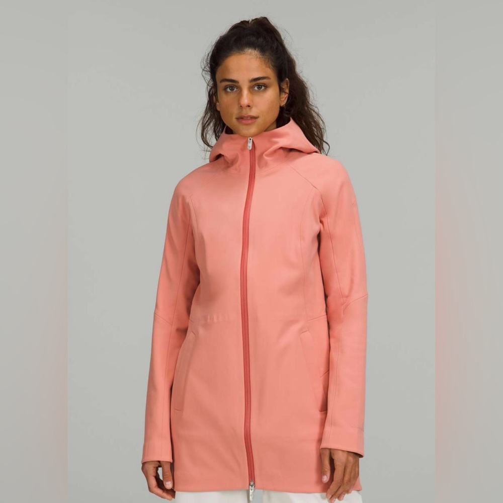 Lululemon Repelshell Rain Jacket Pink Savannah Wo… - image 1
